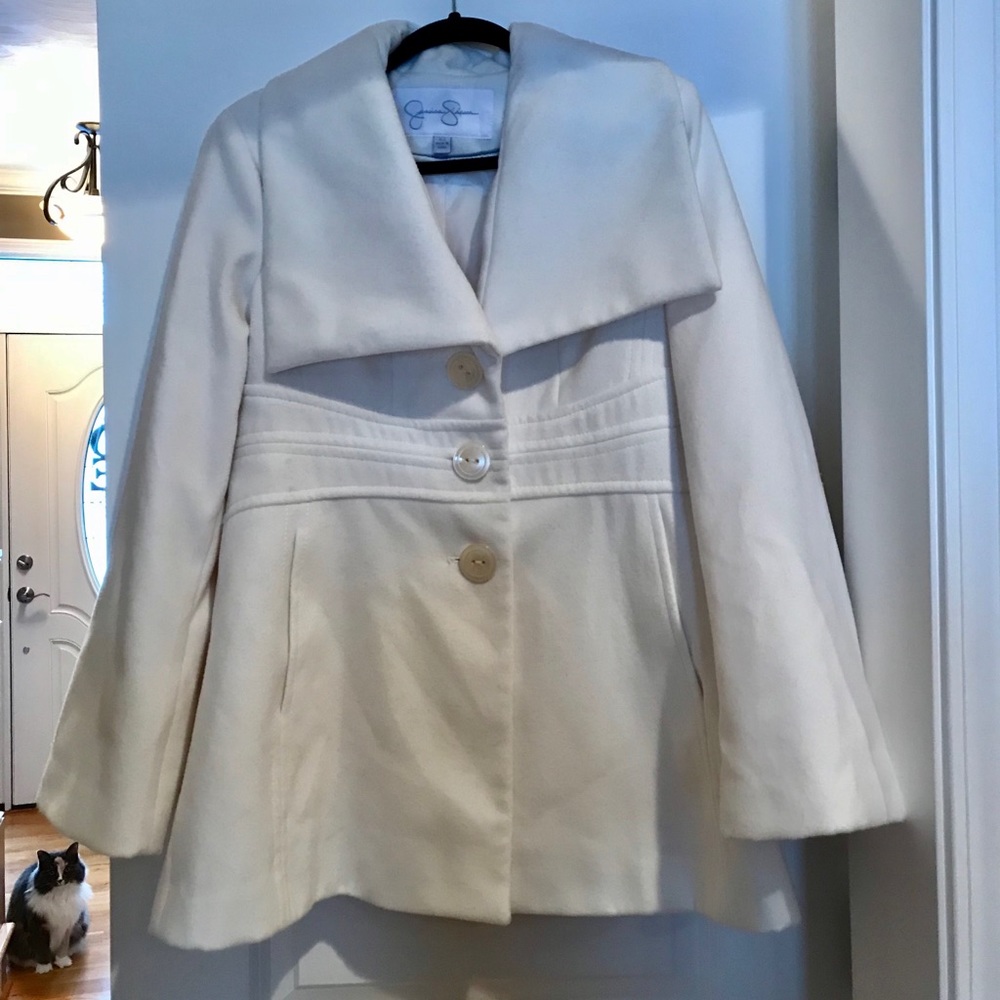 Jessica Simpson Cream Coat